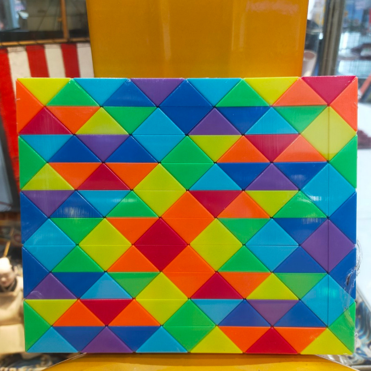 ĐỒ CHƠI RUBIK TƯ DUY RUBIK RẮN 72 ĐOẠN MÀU CẦU VỒNG QUÀ TẶNG THIẾU NHI 1/6