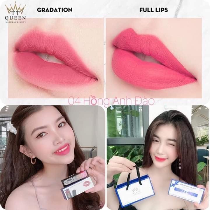 Hồng đào 04 (son kem) TTQueen