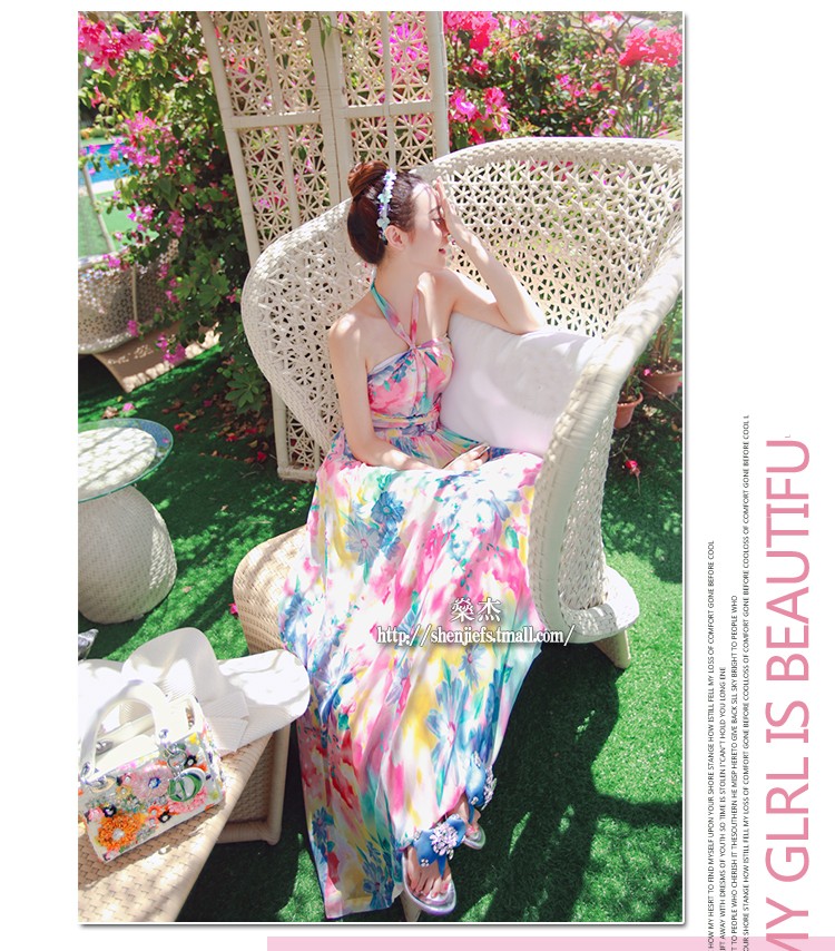 [HCM]ĐẦM MAXI CỔ YẾM DỄ THƯƠNG
