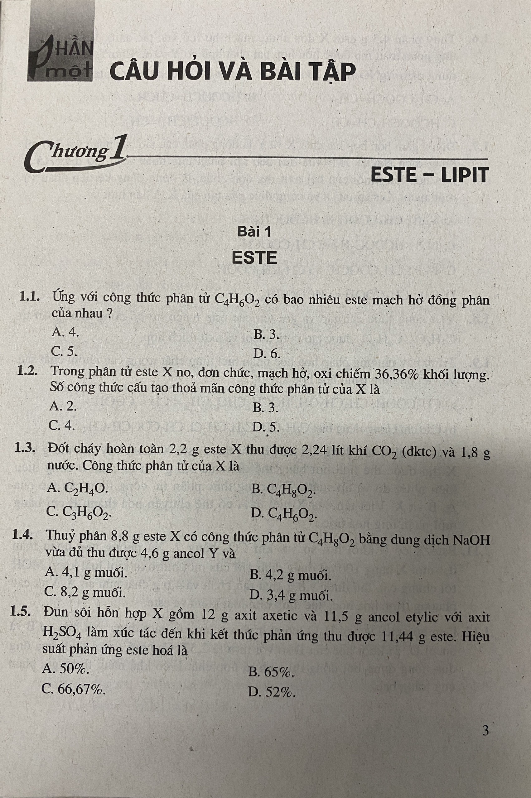 Edubook - Bài Tập Hóa Học Lớp 12 NC