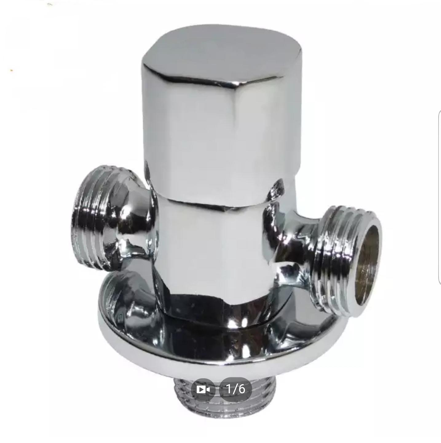 [HCM]Van T chia giảm áp và khóa 2 đường nước (Trắng bạc)