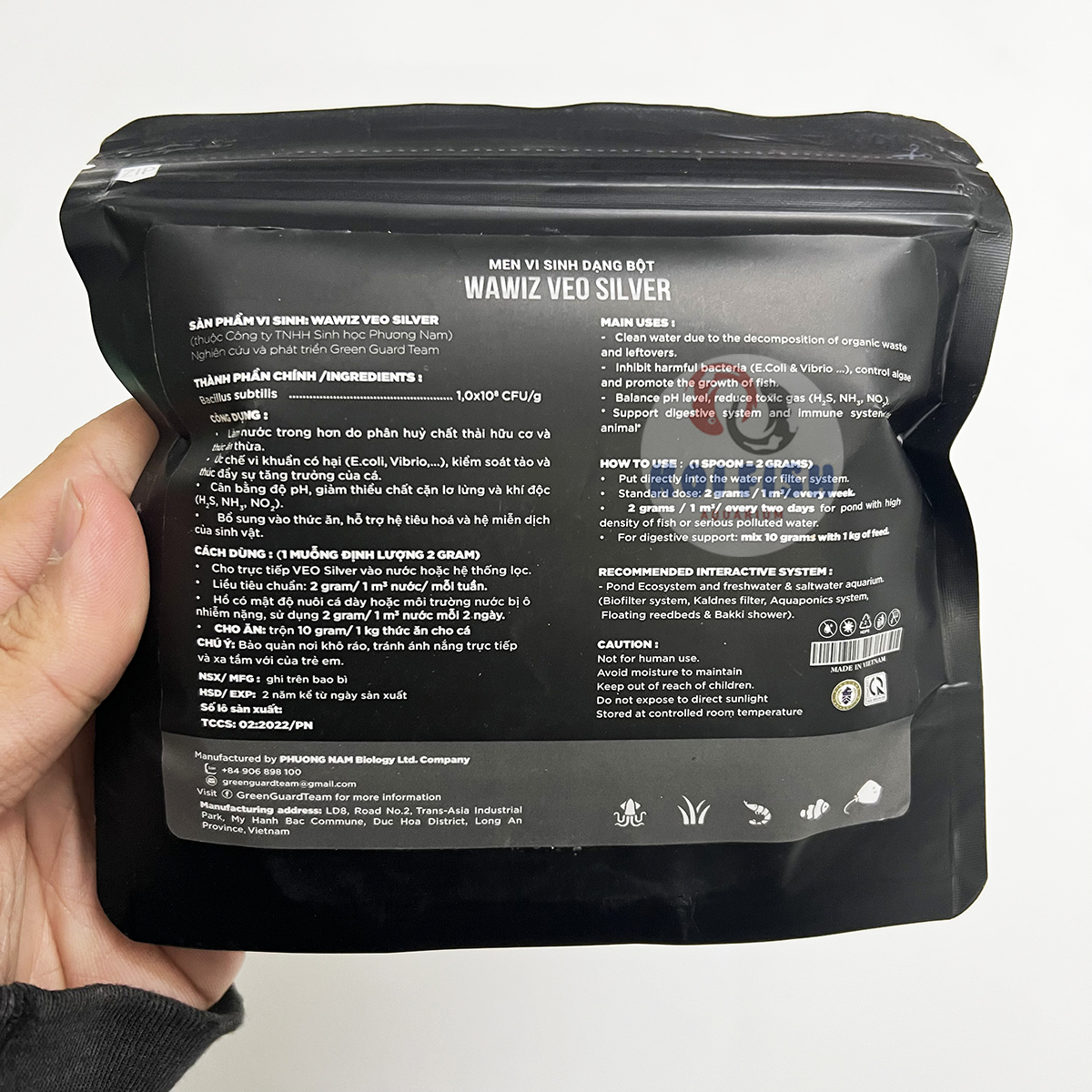 Men vi sinh Wawiz VEO SILVER túi 180g (bao bì mới)