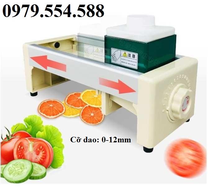 MÁY THÁI LÁT HOA QUẢ - MÁY CẮT LÁT HOA QUẢ - CỠ DAO 0 - 12MM