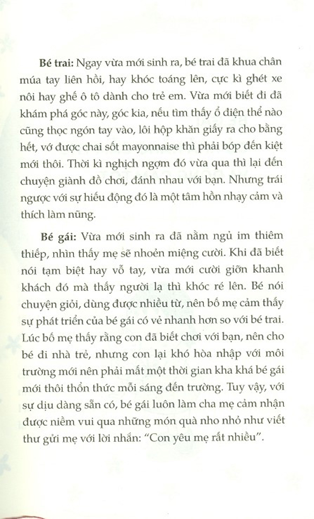 Nuôi Dạy Bé Gái Từ 0 Đến 6 Tuổi