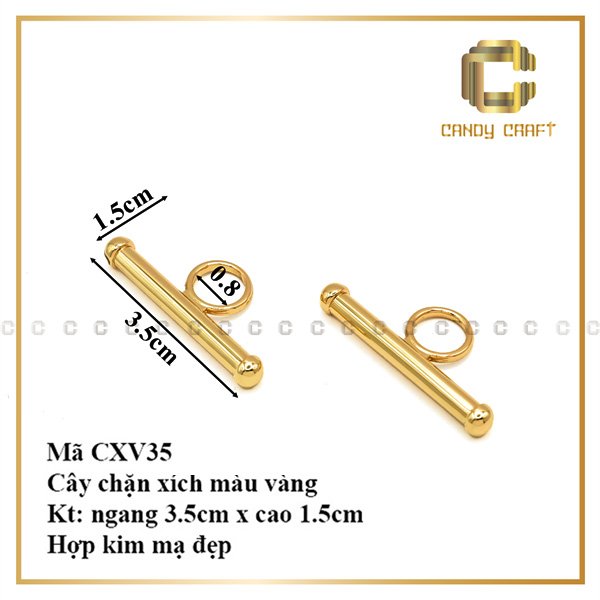 Cây chặn dây xích - phụ kiện làm túi xách