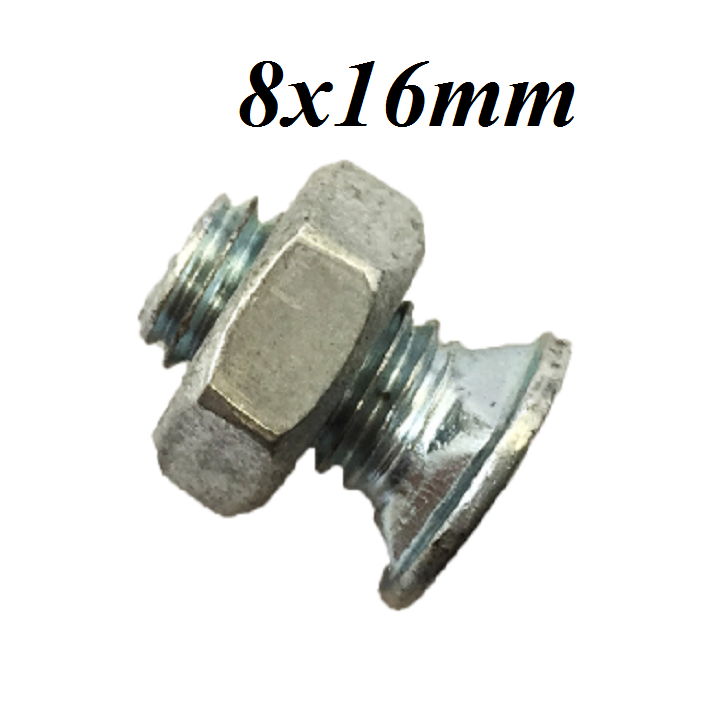 50 bộ - 8x16mm ốc siết kệ - ốc bắt kệ - ốc bắt v lỗ