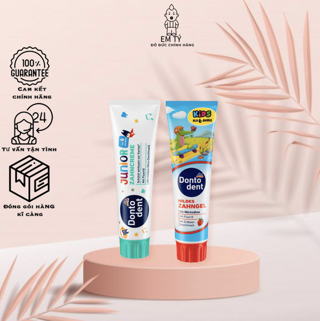 Kem đánh răng Dontodent Junior cho trẻ em [Nội địa Đức] - Em Tý Store