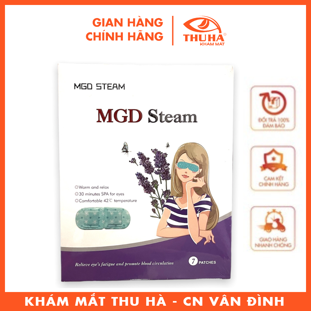 Hộp 7 Miếng chườm ấm mắt MGD STEAM