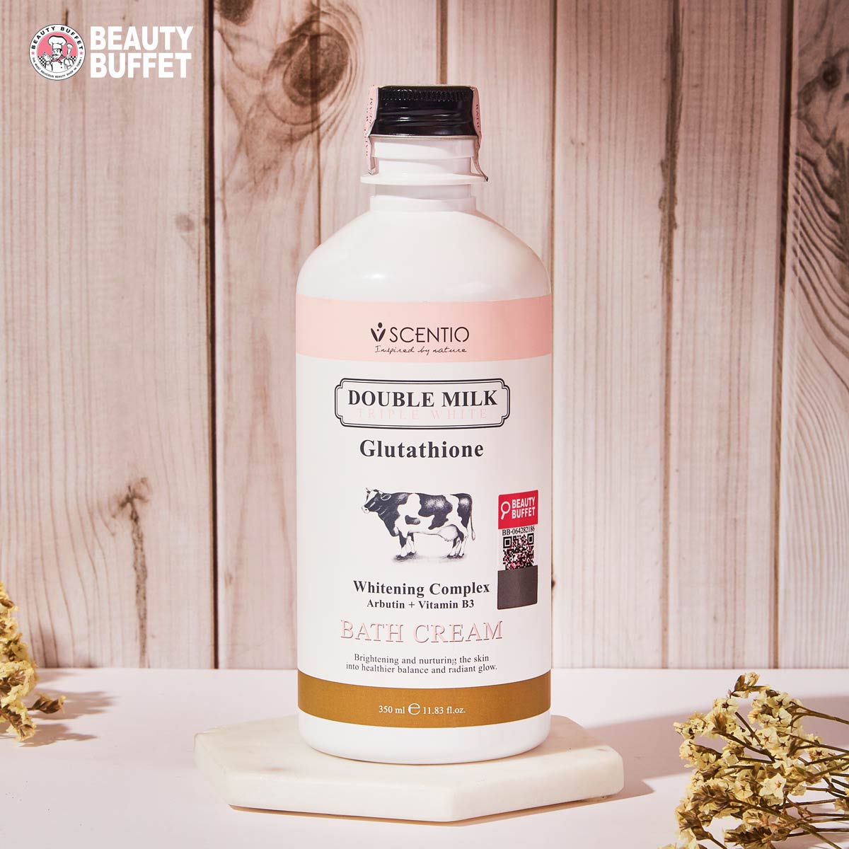 Sữa tắm trắng da Scentio Double Milk Triple White 350ml