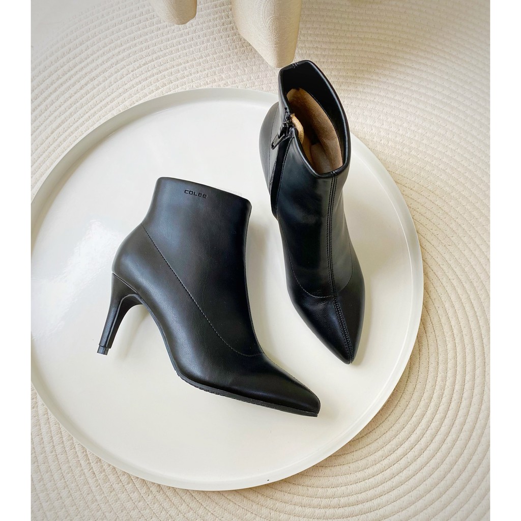 Boot Colee gót nhọn da bò GUUEM GBO89