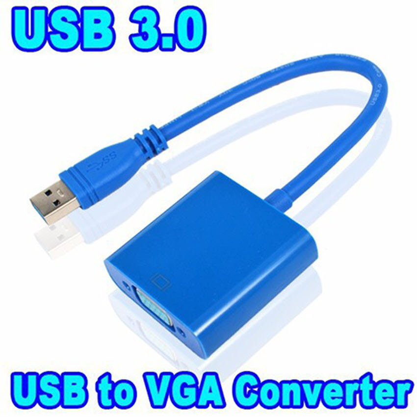 Cáp chuyển đổi tín hiệu USB 3.0 sang VGA