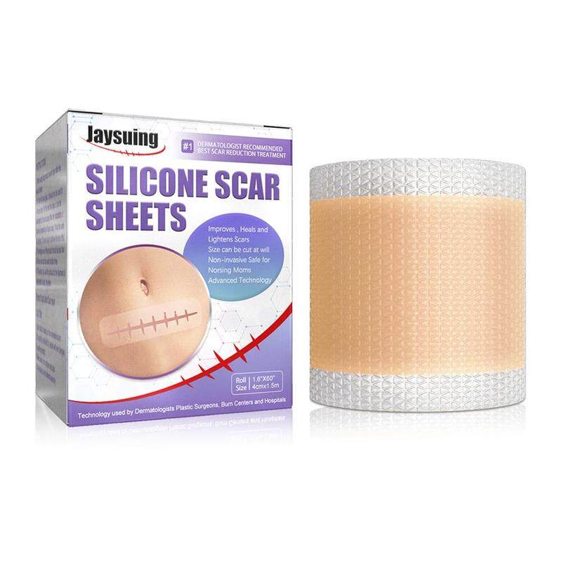 Miếng dán cuộn sẹo 1.5m miếng dán vết sẹo bằng silicon dính vết sẹo da miếng tự vết chữa miếng bỏng dán vết sửa dán rạn n5z3