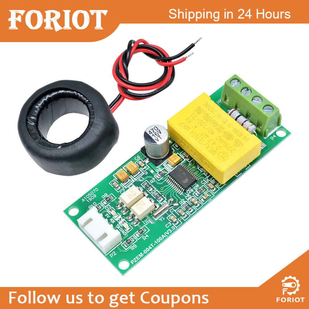 Foriot Original Multi-function Ac Digital Voltage Current Power Test Module 80-260v 0-100a Voltmeter Ammeter Tester Current Watt Meter Pzem-004