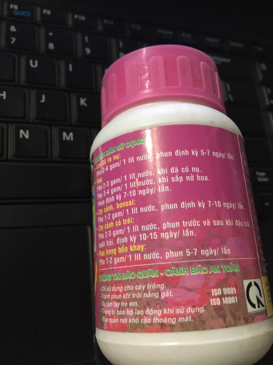 PHÂN BÓN ĐẦU TRÂU 901 lọ 100gr