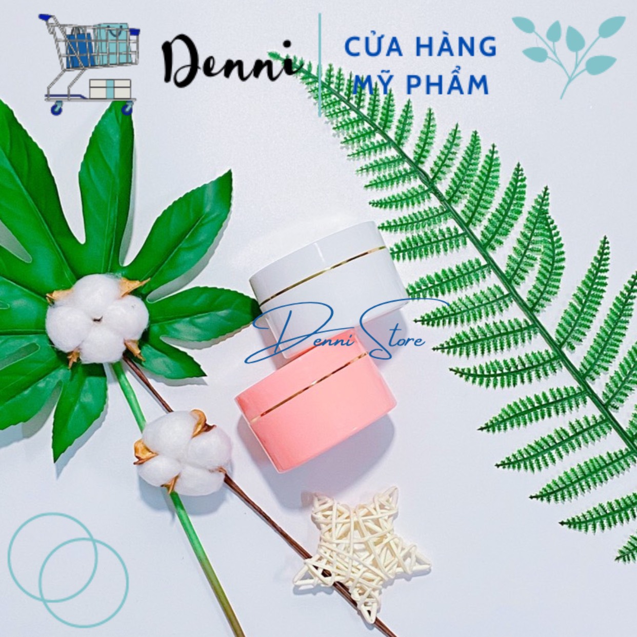 Hủ Nhựa Đựng Kem Body 100g Nhiều Màu - mỹ phẩm Denni