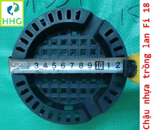 5 chậu nhựa trồng lan Fi 18 (đường kính 18cm)