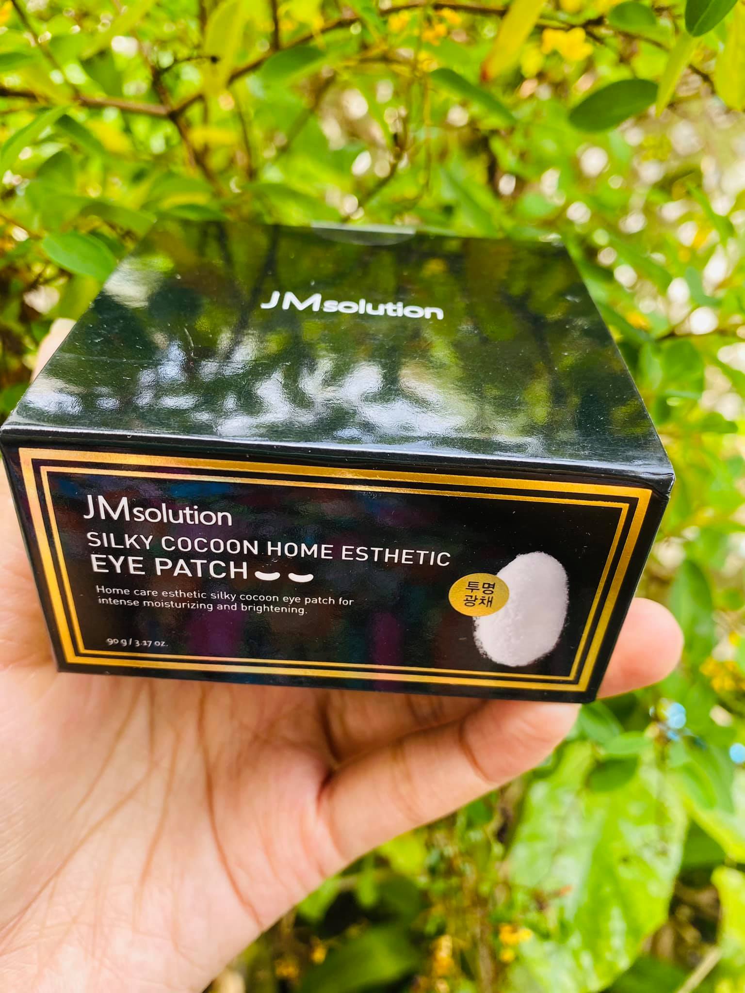 Mặt nạ mắt kén tằm cải thiện nếp nhăn, chống lão hóa jm solution golden cocoon home esthetic eye patch