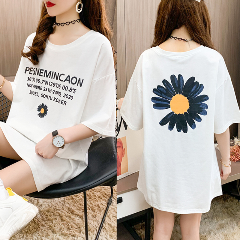[HCM]Áo phông áo thun nam nữ form rộng tay lỡ Unisex HOA CÚC PEACEMINUSON Từ 50-70kg
