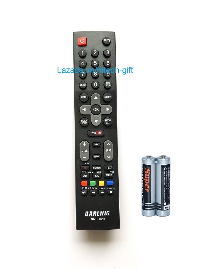 Remote điều khiển tv darling smart tivi thông minh youtube