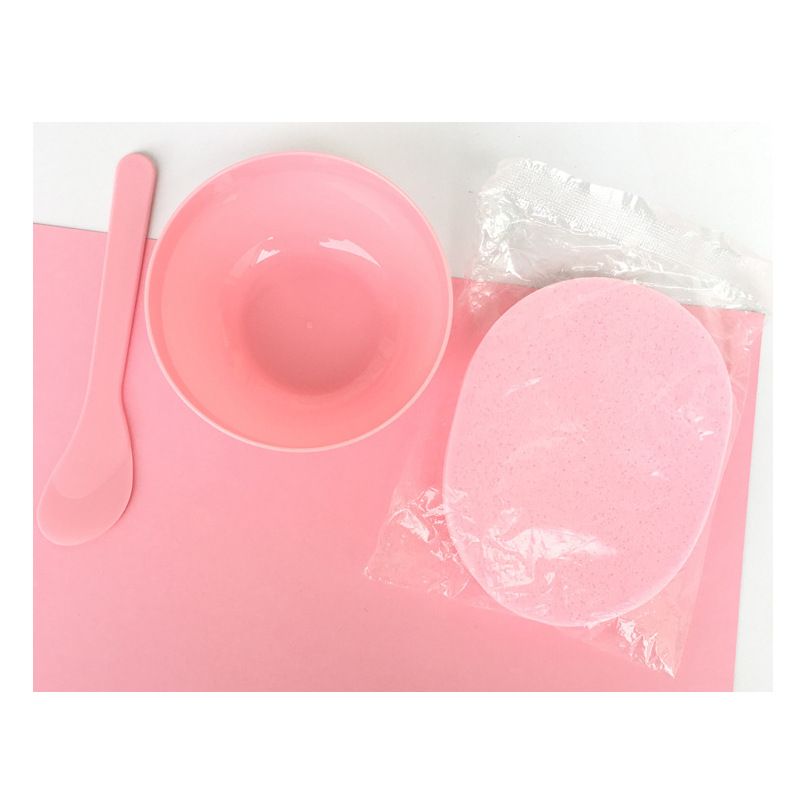 Bộ chén trộn mặt nạ + bông bọt biển lau mặt