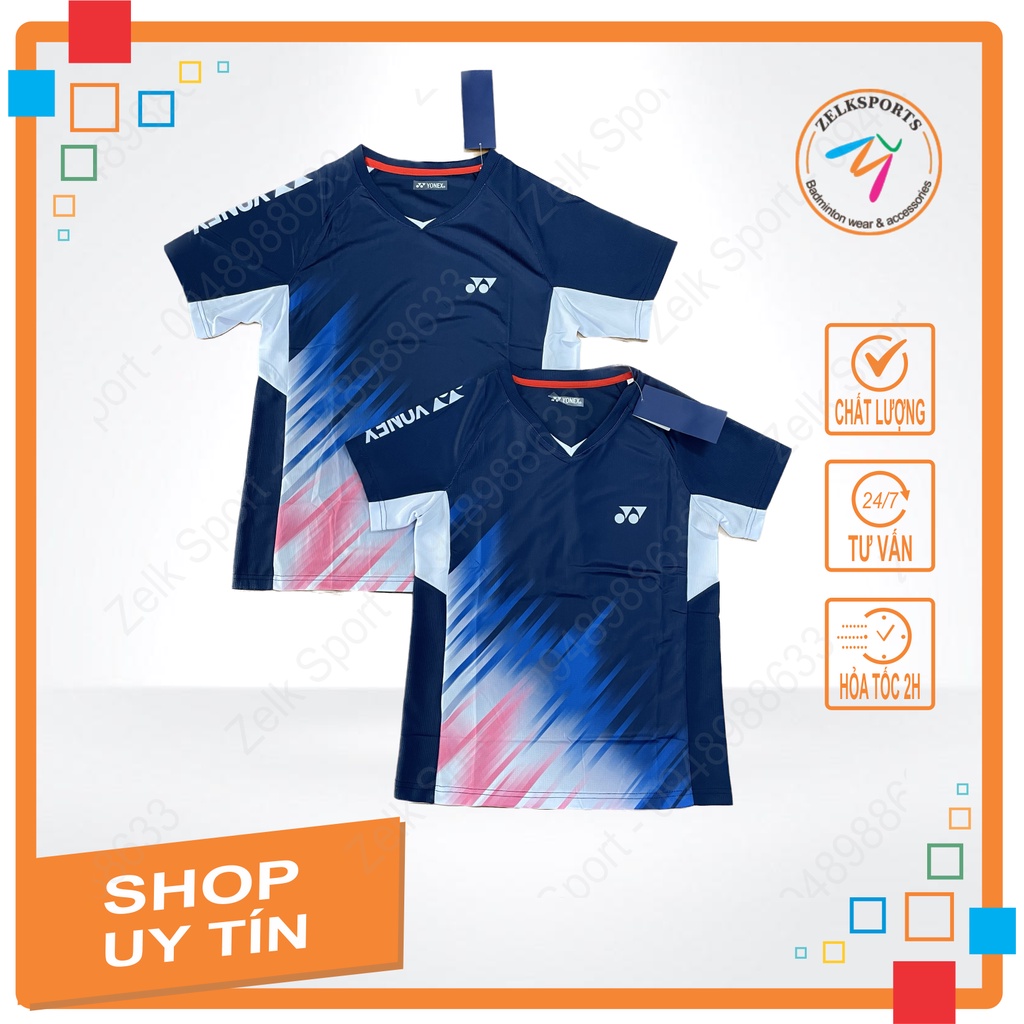 Áo cầu lông Yonex 6267 Xanh Than (nam,nữ)