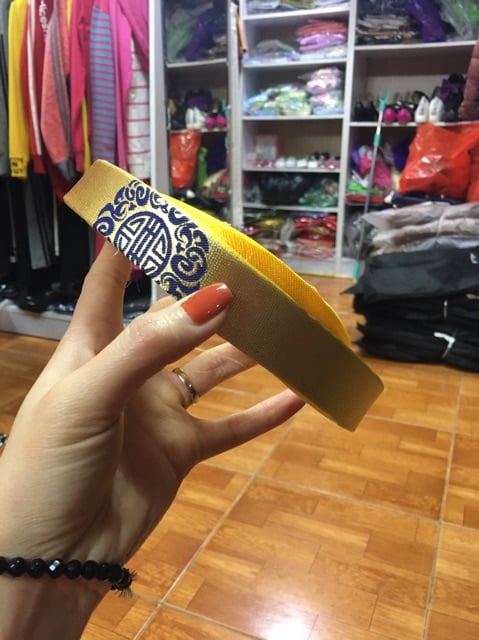 Khăn xếp, Mấn, Khăn đóng Vàng đồng bé Trai