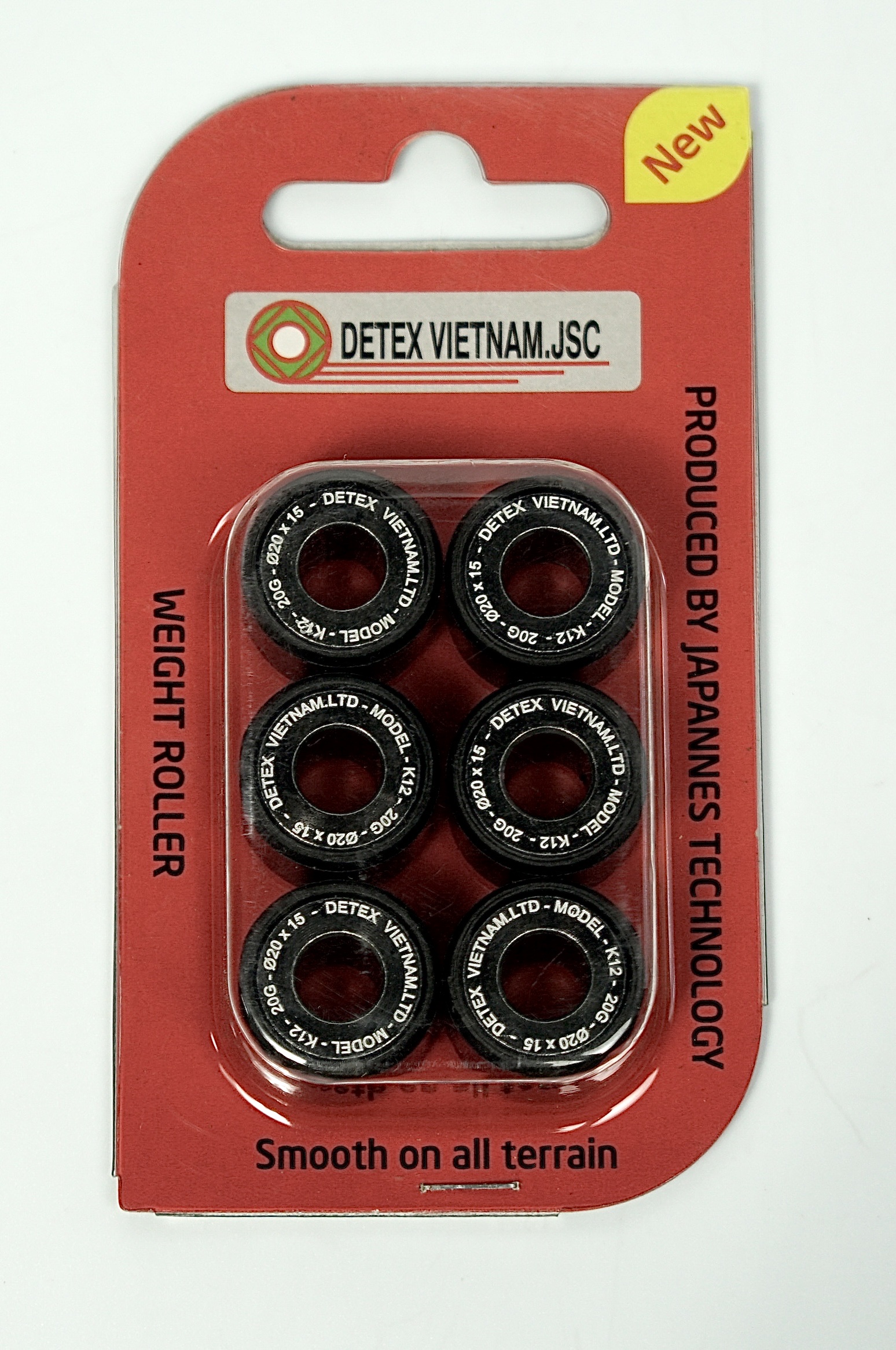Bi côn/bi nồi xe máy Detex Lead 125 (đen)