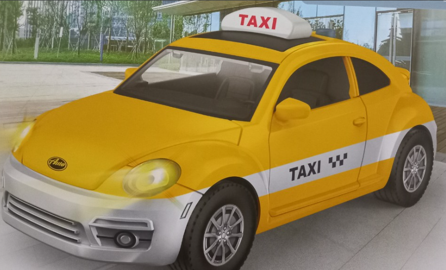 ĐỒ CHƠI MÔ HÌNH XE TAXI TỈ LỆ 1:16