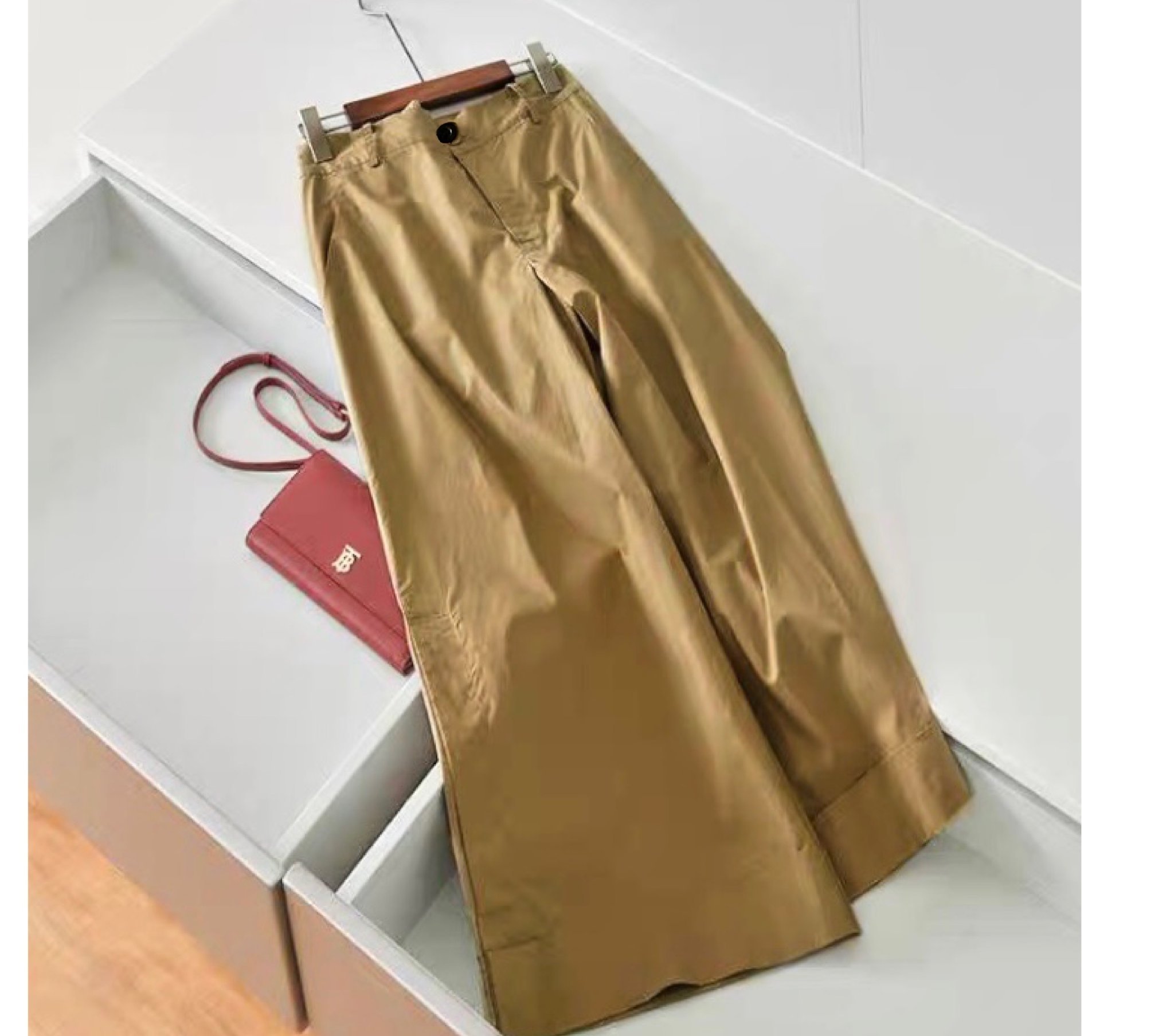 Quần Kaki dáng culottes cạp cao(A1620)