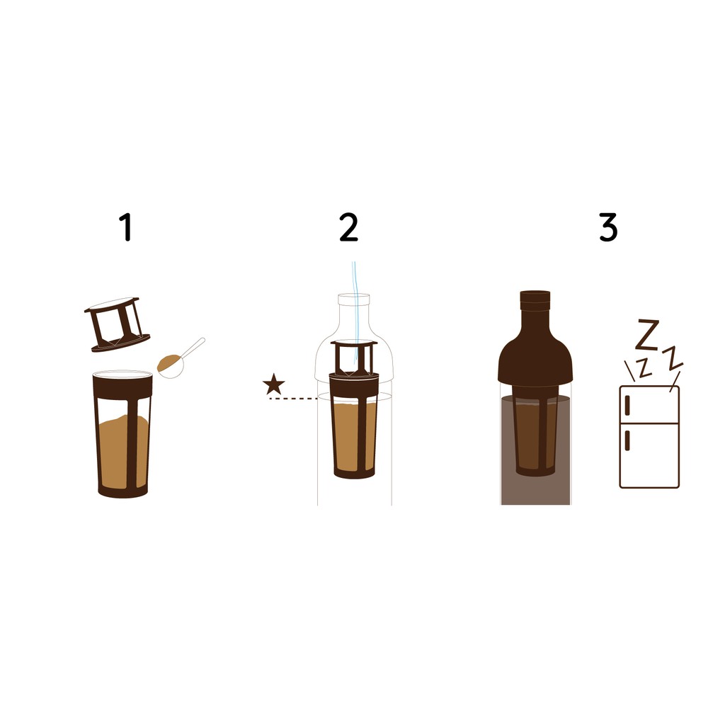 Bình Pha Cà Phê Lạnh - Cold brew Hario 650ml