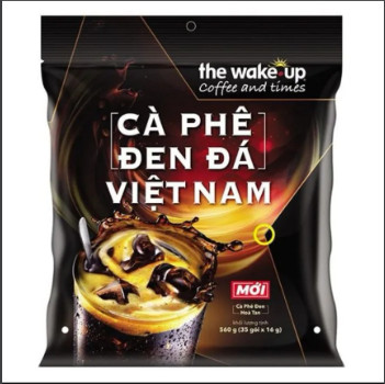 Cà phê đen đá Việt Nam wake up (Combo 10 gói x 16gr) HSD T10/2024