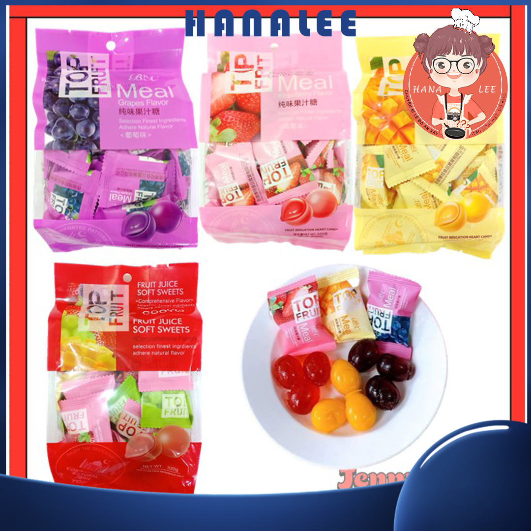 Kẹo Dẻo Trái Cây Top Fruit - Gói 320gr