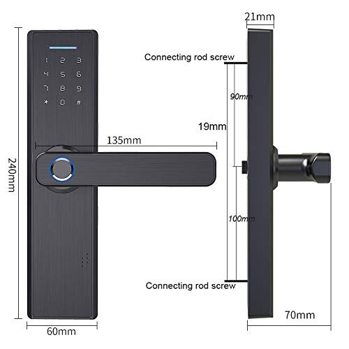 Khóa Cửa Vân Tay Thông Minh Tuya X1