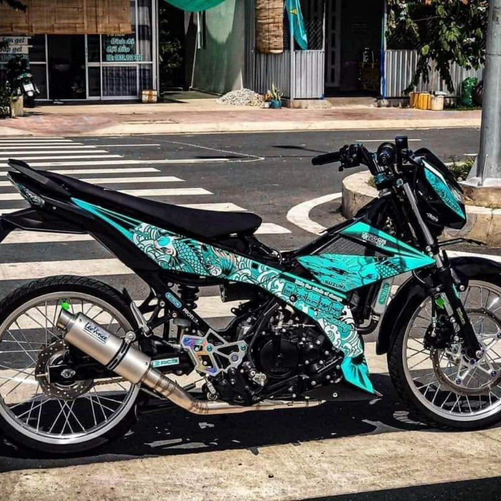 [HCM]Tem raider- satria cá chép hóa rồng cao cấp_Tem Xe Đặng