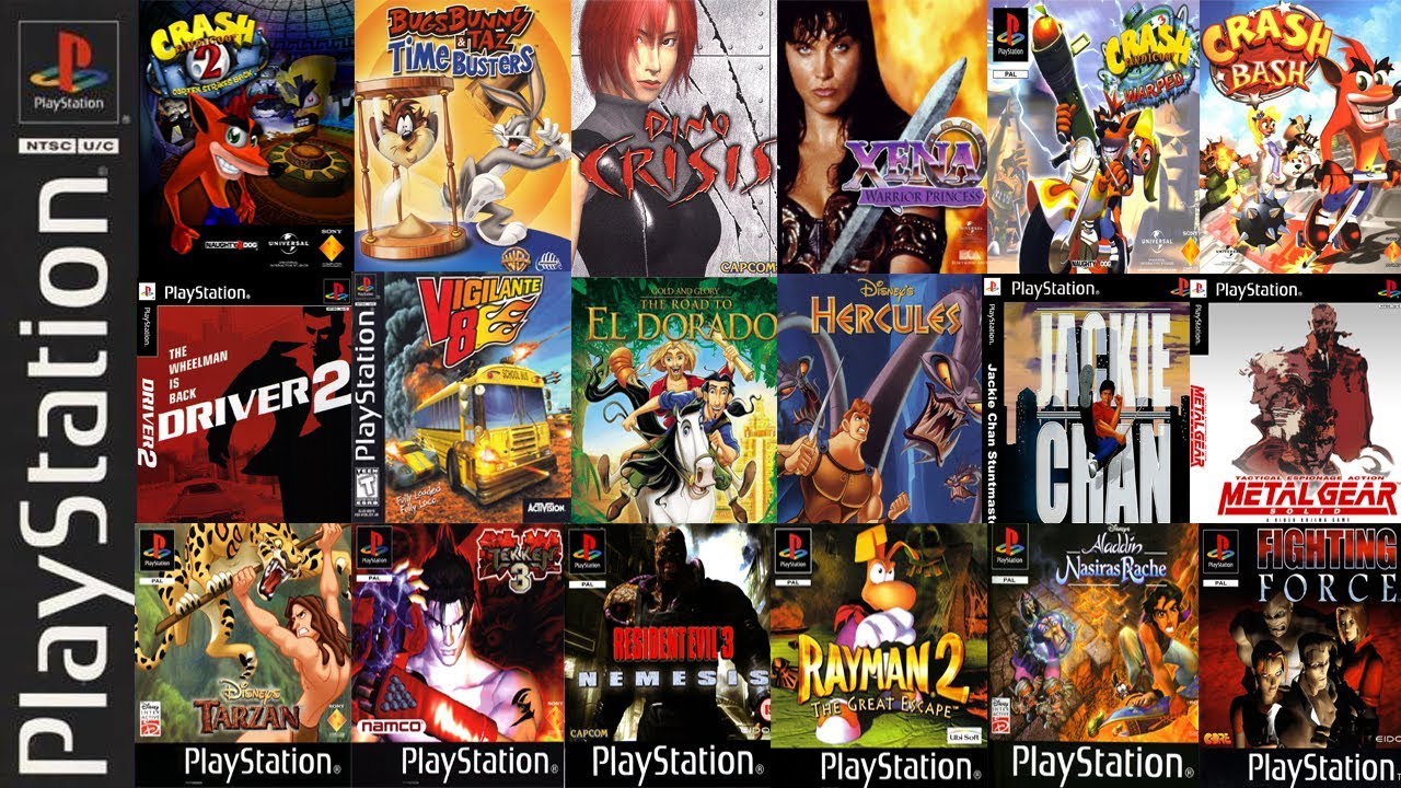 Bộ 5 game ps1 tự chọn