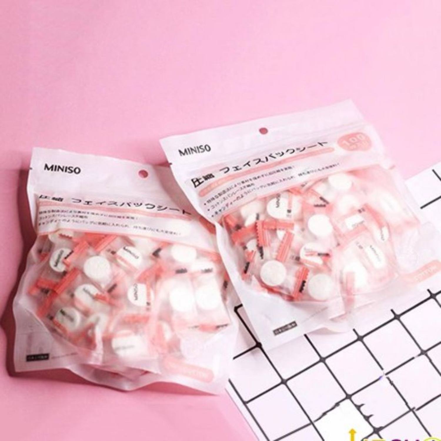Mặt Nạ Giấy Nén Miniso Nhật Bản [Lẻ 1 Viên]