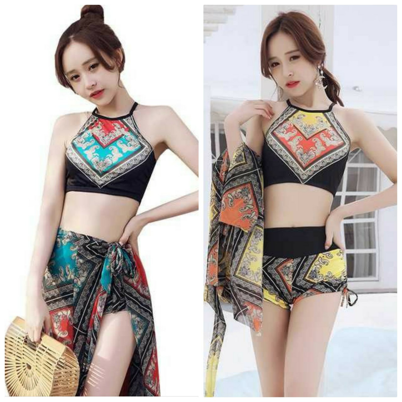 Bộ đồ bơi bikini 3 mảnh NGOCTRANSHOP - NT4394
