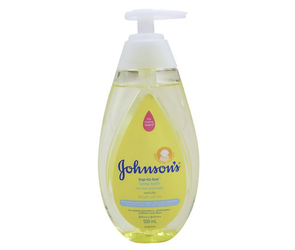 Sữa tắm và dầu gội em bé Johnson's 500ml