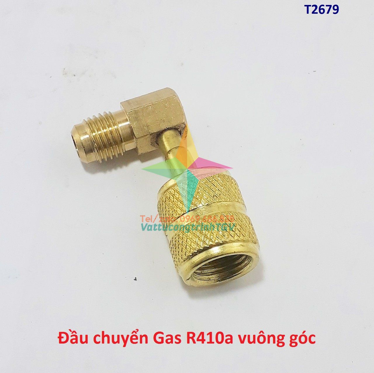Đầu chuyển vuông góc Gas R22 - R410