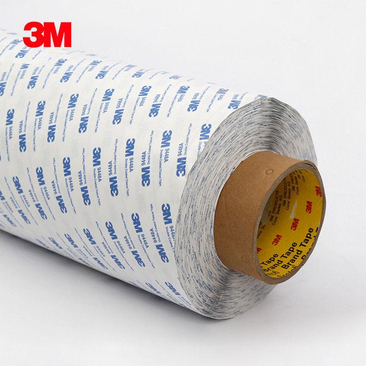 Băng keo 2 mặt 9448A dán kim loại 0.15mm ( 12mm x55 mét)