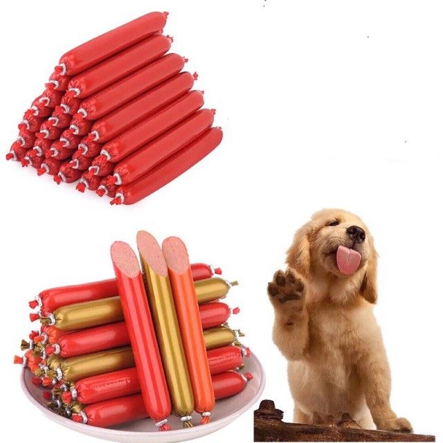 Doremiu (1 bịch 30 cây) Xúc xích chó mèo  3 vị cho thú cưng