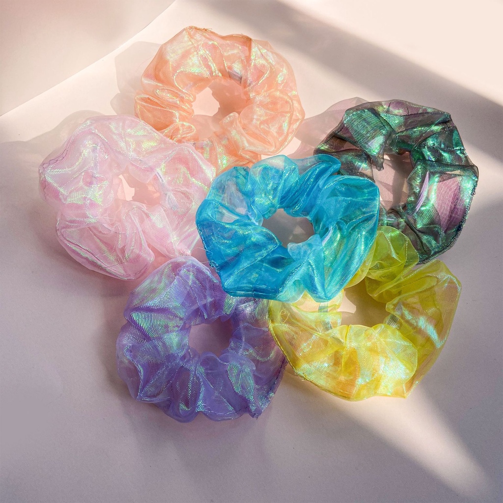 Dây Buộc Tóc Vải - Cột Tóc Scrunchies Hoa Quả Dễ Thương