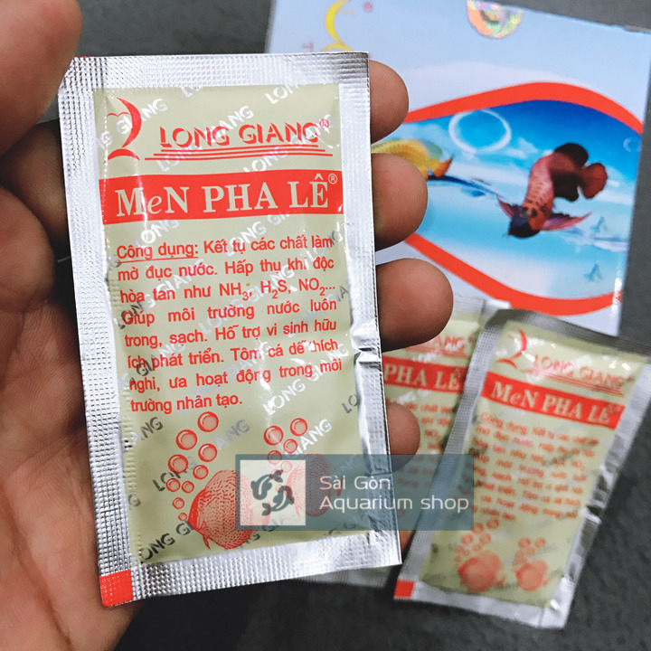 (Men Vi Sinh) 1 Gói Men Pha Lê Cho Hồ Cá Cảnh, Hồ Thủy Sinh