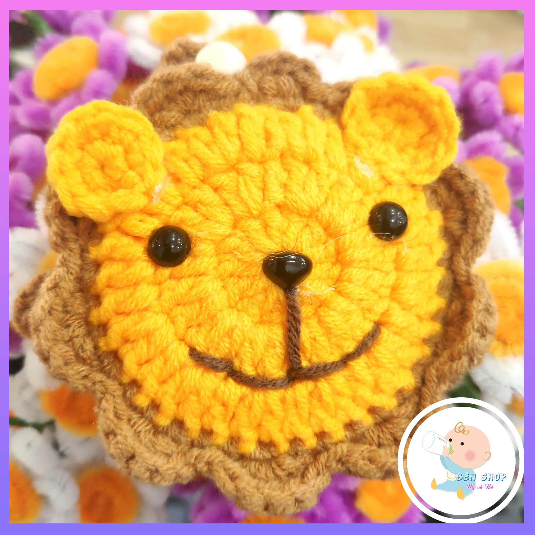 Túi đựng tỏi Handmade len mềm cho bé sơ sinh