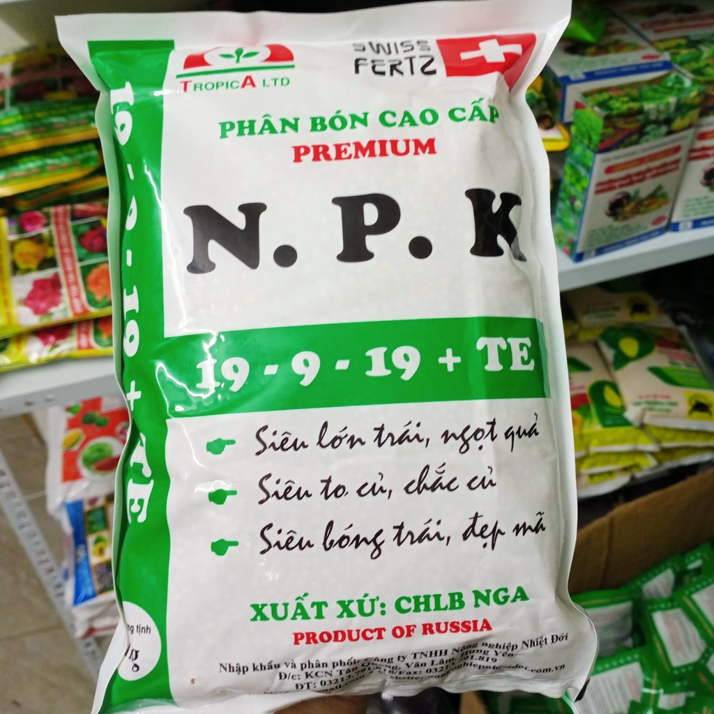 Phân Bón Nga Cao Cấp NPK 19-9-19+TE Siêu Lớn Trái Ngọt Quả