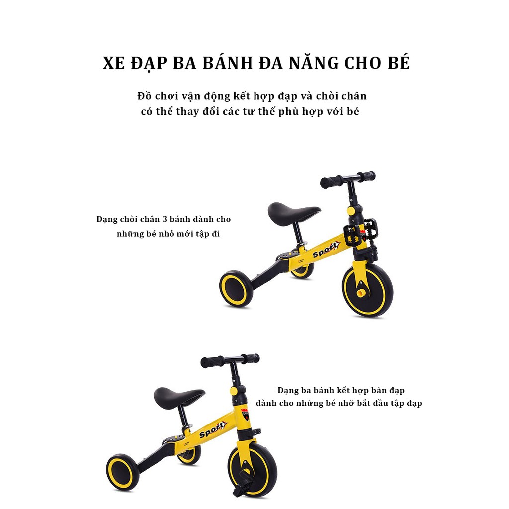 Xe đạp 3 bánh trẻ em đa năng