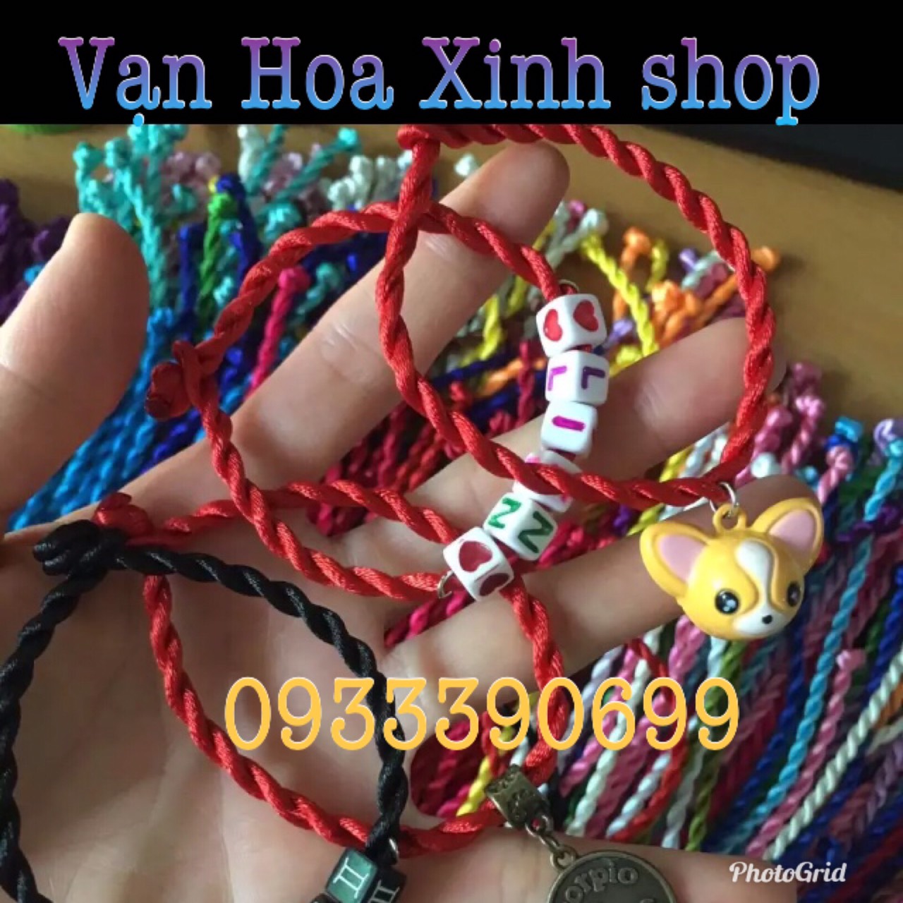 20-50 vòng tay may mắn xoắn nút vòng trơn bản dây 3-3.5mm nhiều màu