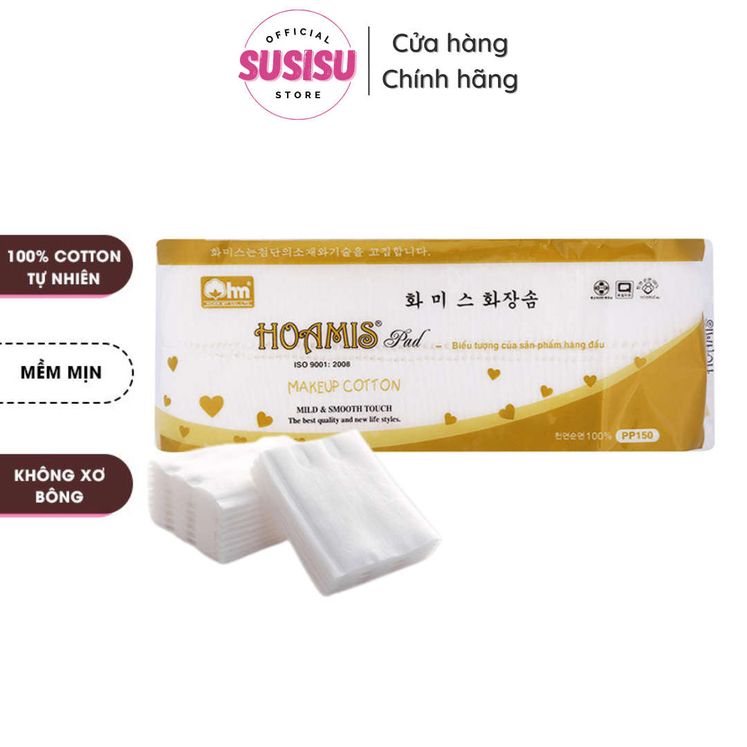 Hoamis pad makeup cotton pp150 - remove makeup pads - mild and smooth touch
