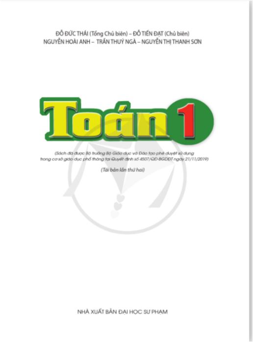 Toán Lớp 1 -Bộ Cánh Diều
