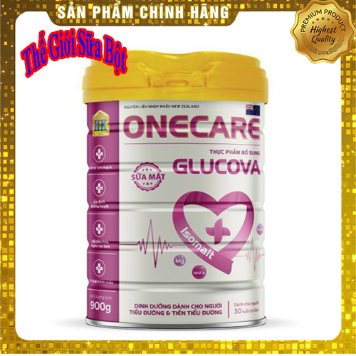 Sữa tiểu đường Onecare Glucova 900g Dành Cho Người Tiểu Đường